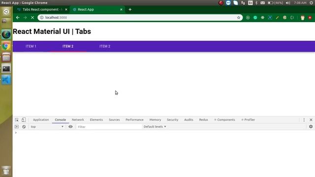 Reactjs material UI tutorial #16 Tabs | Tab | Tab panel смотреть онлайн