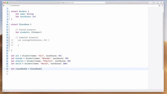 iOS 13 & Swift 5 - Computed Property VS Stored Property смотреть онлайн