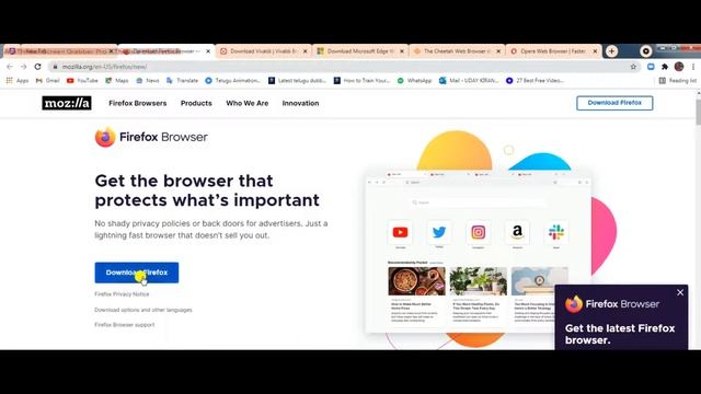 THE BEST BROWSESRS IN PC /MAC /WINDOWS/LAPTOPS And TAB