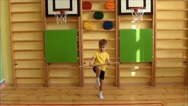 Комплекс с гимнастической палкой МБДОУ дс 18 смотреть онлайн