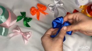 ТОП 2. Бантики из лент.бантики своими руками из лент. Лентадан бантик жасау