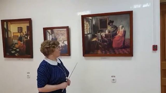 Ян Вермеер "Бокал вина" смотреть онлайн