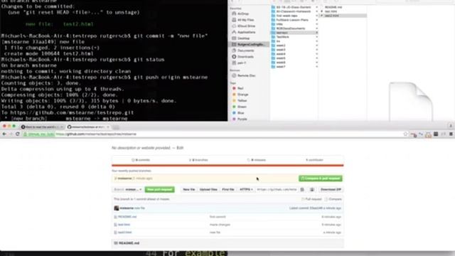 Git Branch and Merging With Pull Request on Github Branching смотреть онлайн