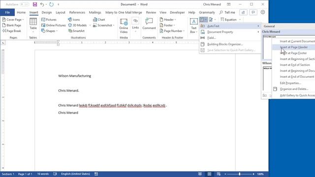 QuickParts - AutoText in MS Word by Chris Menard смотреть онлайн