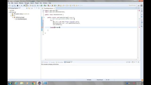 #java #program #UrlConnection #url How to check internet connection in java code? смотреть онлайн
