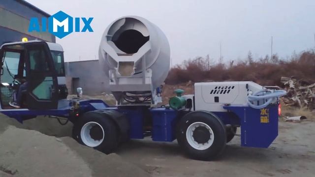 Aimix Self Loading Concrete Mixer Test Run смотреть онлайн