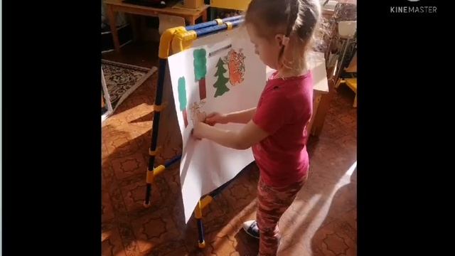 Во 2-й мл. гр. прошло тематическое занятие: рисование с элементами аппликации, посвященное Дню леса смотреть онлайн