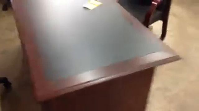 Cherry Executive Outlet Desk - Free Delivery
