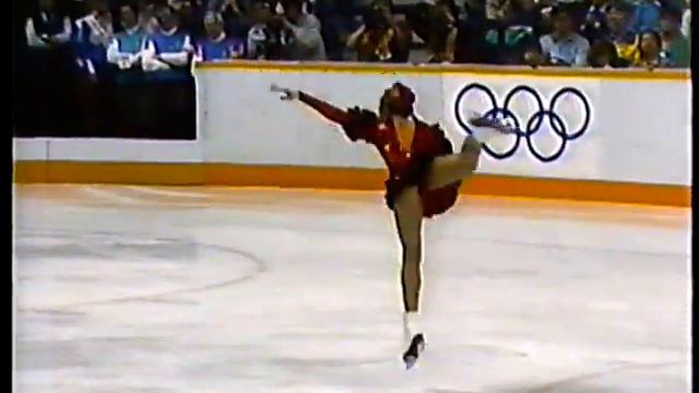 Katarina Witt - Calgary Olympics  1988