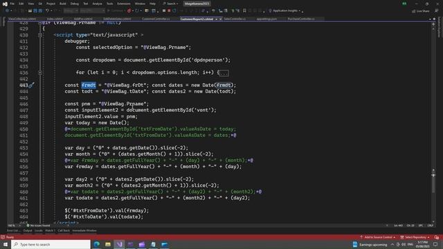 Date Data binding using Jquery with date type textbox in Razor pages | .Net core or MVC смотреть онлайн