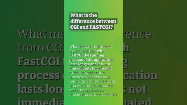How does Fast CGI work? смотреть онлайн