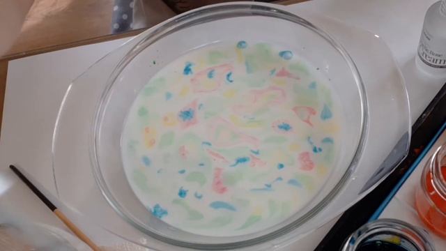 Рисуем на молоке / альтернатива Эбру смотреть онлайн