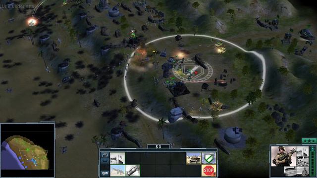 Operation Kihil Beach Part 1 - Campaign Mode - Hard - Command & Conquer Generals Zero Hour смотреть онлайн