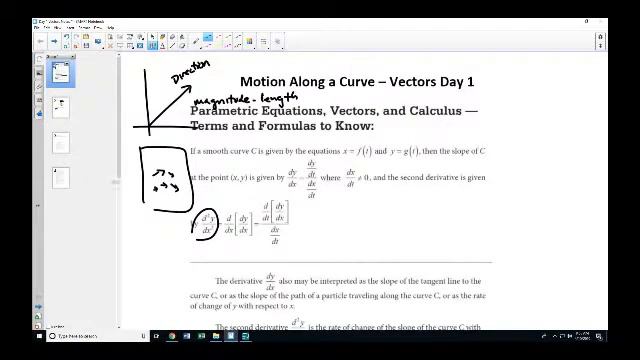Calculus BC Vectors Day 1 смотреть онлайн
