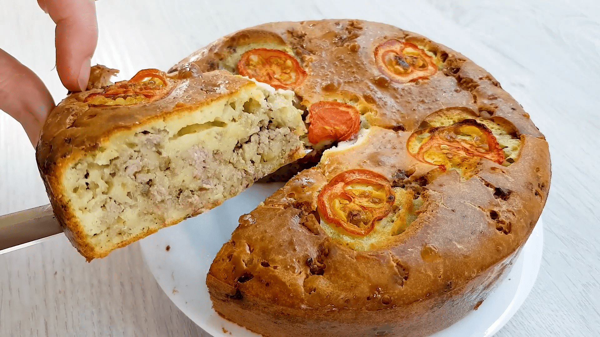 Запеканка с фаршем смотреть онлайн