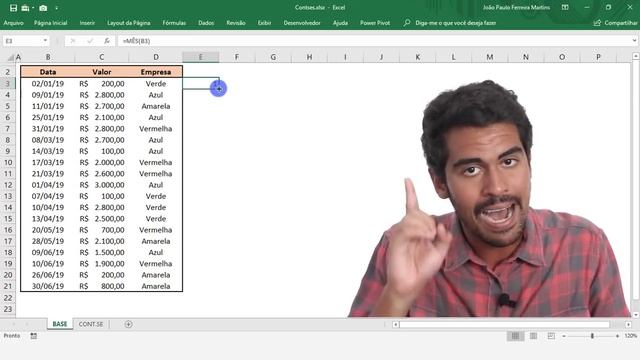 CONT.SE Excel - Fórmula Excel CONT.SE - Como contar no Excel com condição смотреть онлайн