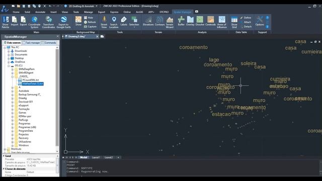 Tutorial Spatial Manager para ZWCAD: Preparar um Levantamento Topográfico e Submeter ao BUPI em .KM смотреть онлайн