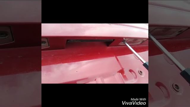 Замена лампочки, подсветки номера, KIA CEED смотреть онлайн