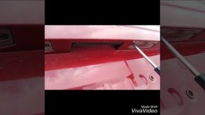 Замена лампочки, подсветки номера, KIA CEED