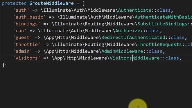 Laravel Visitor Middleware - Become a Master in Laravel - 24 смотреть онлайн