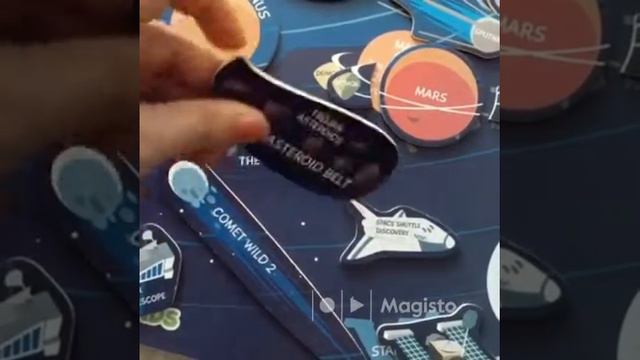 Магнитная доска- пазл Космос Eurekakids. смотреть онлайн