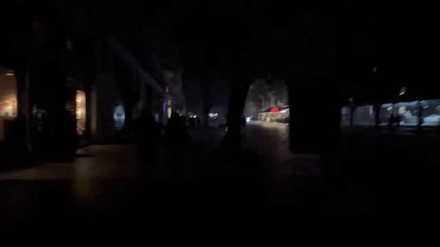 Одесса 24 декабря 2022. Без света. По Дерибасовской с фонариками. смотреть онлайн