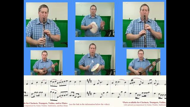 Duet: Hymn: "Christ the Lord is Risen Today" for Clarinets, Flutes, Trumpets, and Violins смотреть онлайн