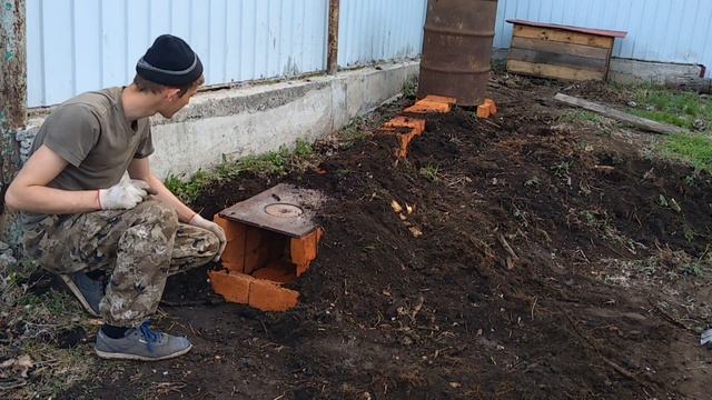 Коптильня холодного копчения.Коптилка своими руками.Коптильна своими руками.[Часть 1] смотреть онлайн