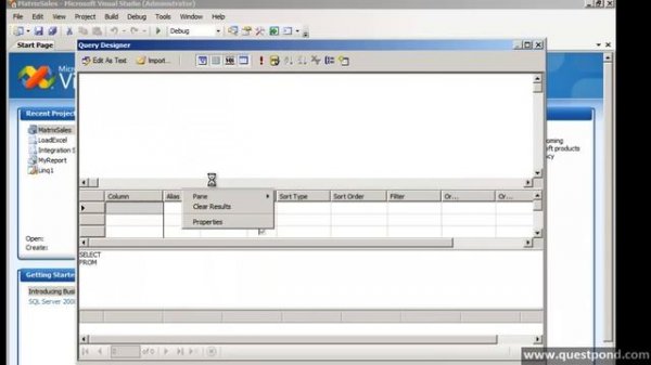 SSRS Step by Step :- Lab 1 How to create a matrix report using SQL Server reporting service?