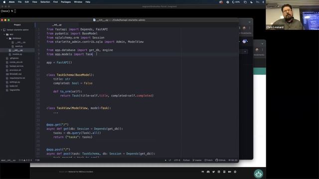Christopher Leonard: Starlette Admin - Administrative Interfaces For FastAPI