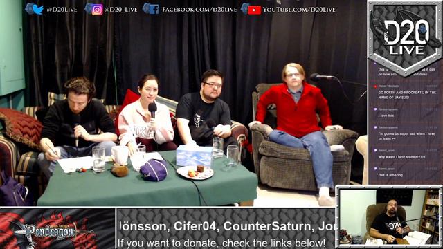 D20 Live Pendragon 2019: смотреть онлайн