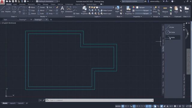 GROUPING COMMANDS USING AUTOCAD TOOLS PALETTES смотреть онлайн