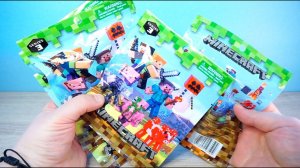 Minecraft Сюрприз Пакетики Майнкрафт фигурки