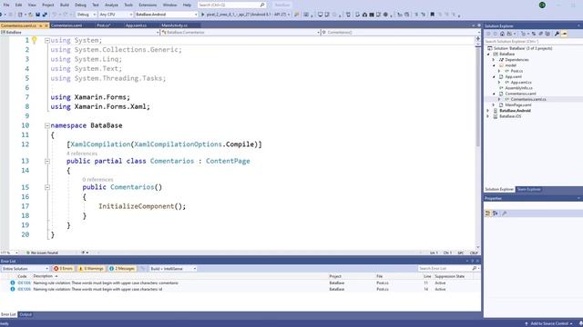 SQLite Xamarin смотреть онлайн