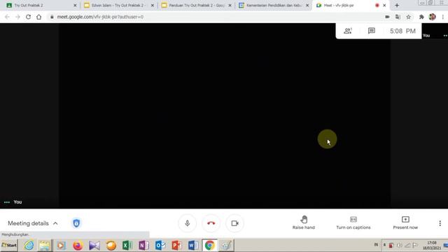 MEMATIKAN KAMERA MICROPHONE SHARE SCREEN DAN PESAN CHAT DI GOOGLE MEET