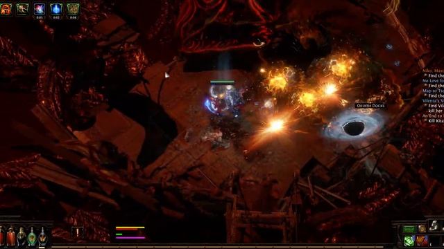 Path Of Exile - Act 10 - Shitava - Leveling(Armageddon Brand/Cremation) смотреть онлайн