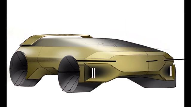 Car Design Sketch - Audi Urban Cross Concept смотреть онлайн