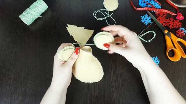 Шьем новогоднюю МЫШЬ из фетра || Шить легко || HANDMADE смотреть онлайн