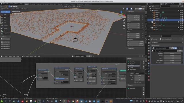 Адаптивный экстерьер c Geometry Nodes (Blender 2.93 альфа) смотреть онлайн