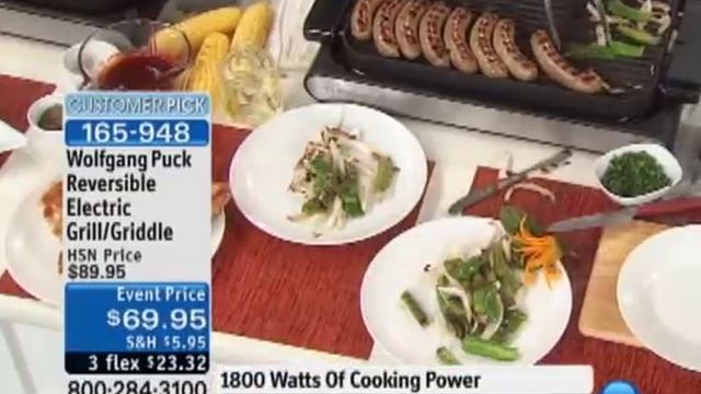 Wolfgang Puck Indoor Reversible Electric Grill Griddle смотреть онлайн