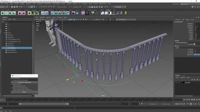 32 - Spanish Town - Railing Kit Blockout | Набор перилл ENG смотреть онлайн