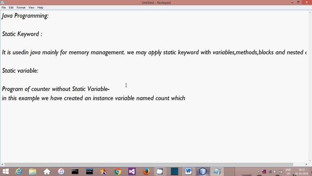 Java Programming: Counter with & without static variable смотреть онлайн