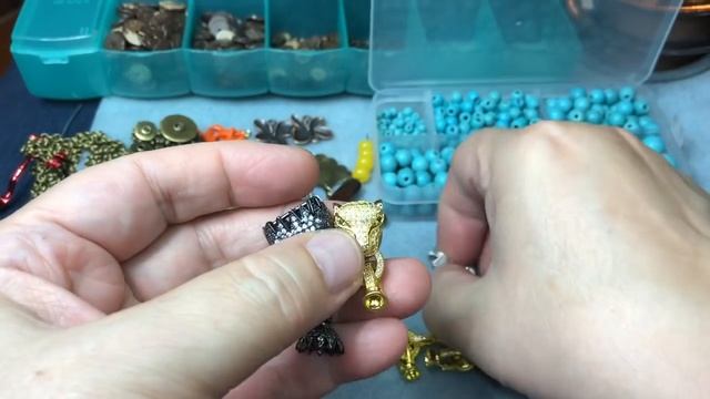 Кокосовые диски, бусины, застёжки и др. Посылки с AliExpress. 18.07.2020. смотреть онлайн