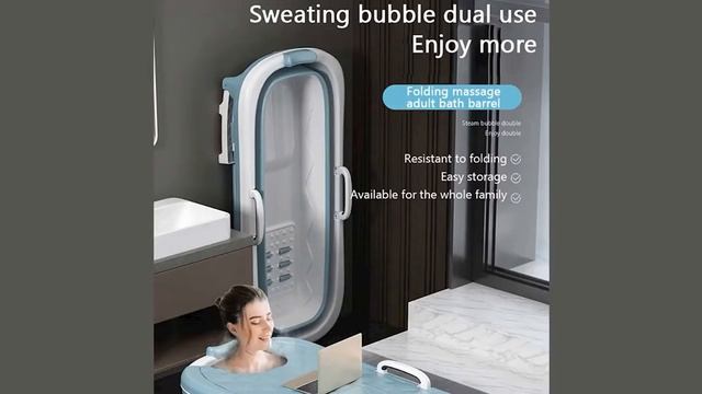 Портативная Ванна 1,38/115 см с крышкой, складное ведро для ванны, большая детская ванночка