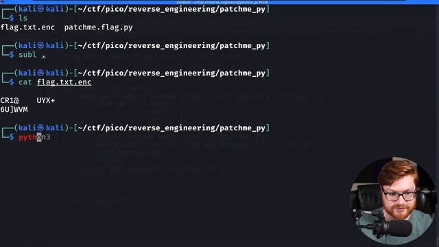 Modifying Python Code (PicoCTF 2022 #18 'patchme.py') смотреть онлайн