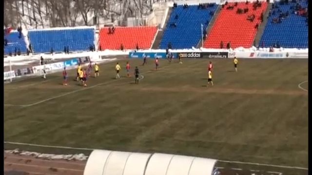 1:1 Хасан Мамтов забивает гол в ворота ФК "СКА-Энергия" смотреть онлайн
