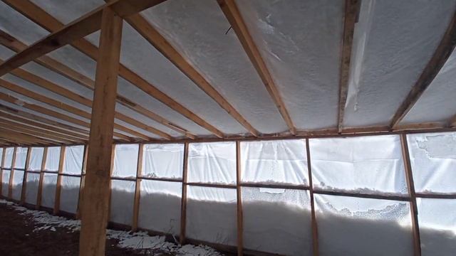 деревянная зимняя теплица,возможно ли построить одному? зимняя теплица 350кв.м . я не строитель смотреть онлайн