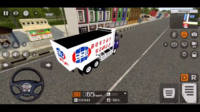 Mitsubishi Hydraulic Dump Truck Mod - Bus Simulator Indonesia Android Gameplay смотреть онлайн