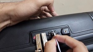 How To Unlock Forgotten Combination Lock Password | Open TSA 007 Suitcase Luggage Bag Password Lock