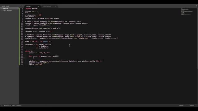 Крестики нолики на Python #1 смотреть онлайн